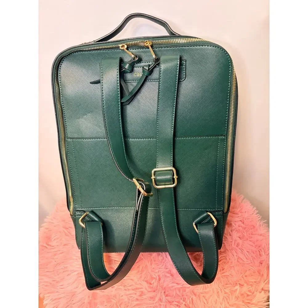 Calpak 15 inch Laptop Backpack in Emerald. NWT.